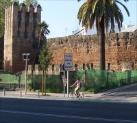 Girando in bicicletta Siviglia Spagna