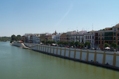 Warmes Klima Sevillas, Spanien