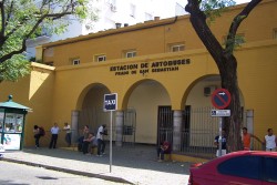 Staţia  autobuze din Piaţa San Sebastian Sevilla Spania